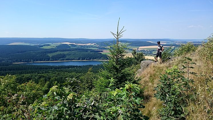 Aussicht Bürger- und Berggasthof Scheibenberg