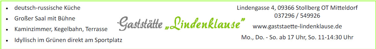 Anzeige Lindenklause quer