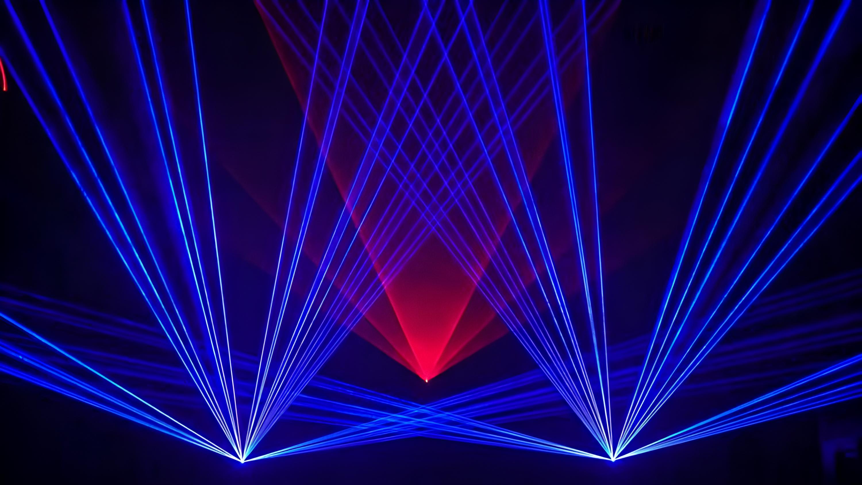 Lasershow Blue Beam